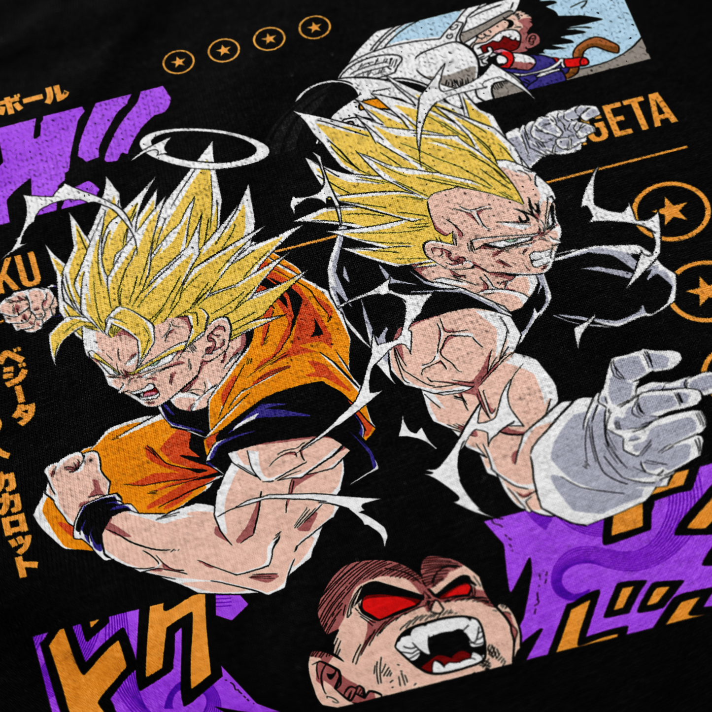 Goku and Vegeta — Saiyan Warriors